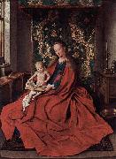 Jan Van Eyck Madonna mit dem lesenden Kinde Spain oil painting artist